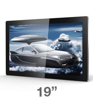 19" android advertising display media player