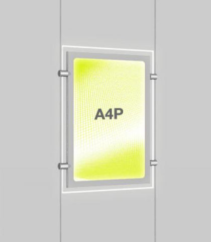 A4 Portrait Micro Bevel Edge Light Pocket Kits